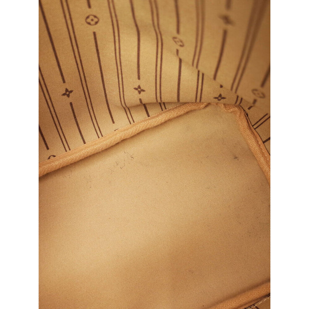 Louis Vuitton Monogram Leather Brown Neverfull Tote Bag - Picture 6 of 8